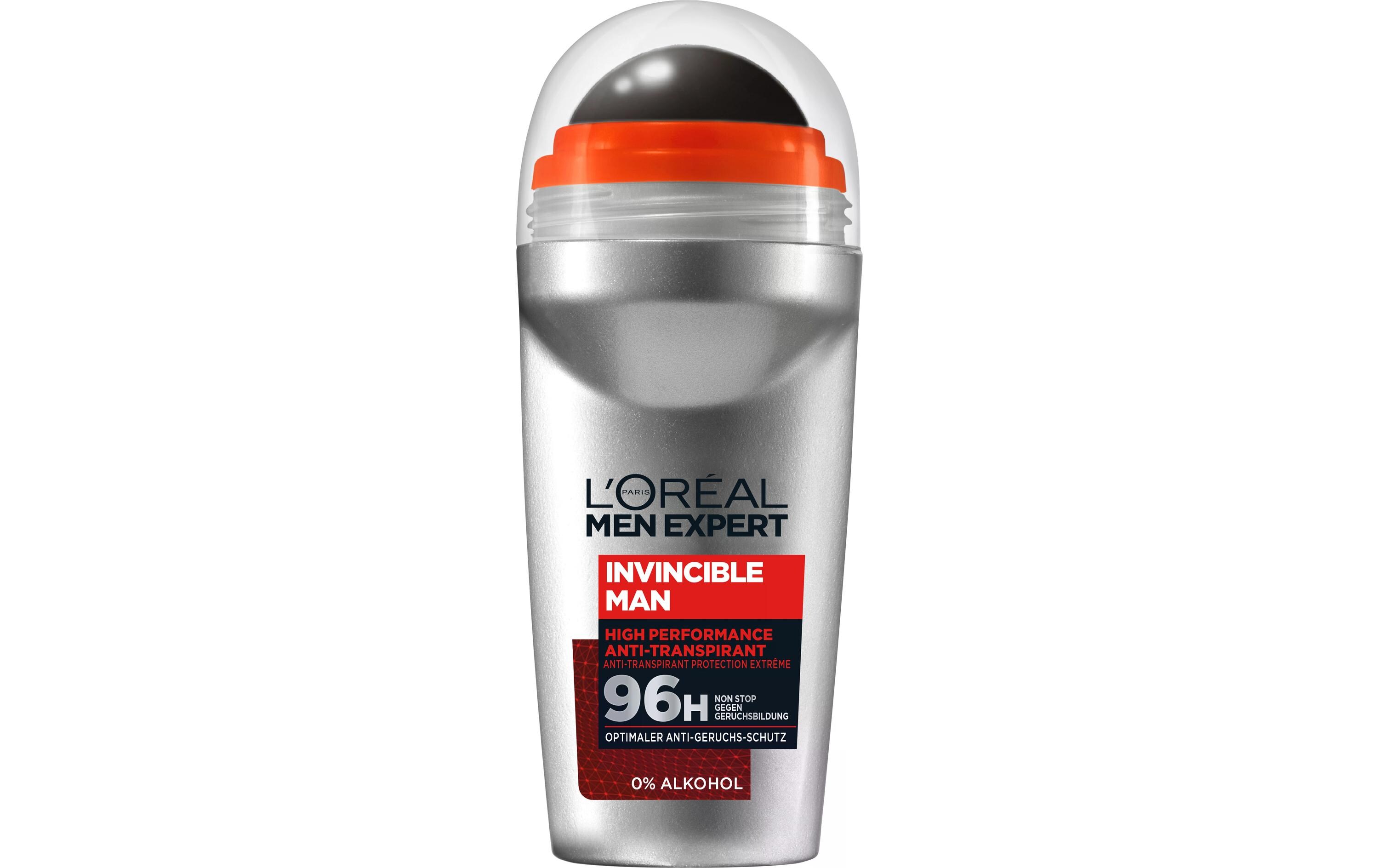 Deo Roll-on Invicible 96 h 50 mlDeo bietet intensiven Schutz vor Schweiss und Körpergeruch