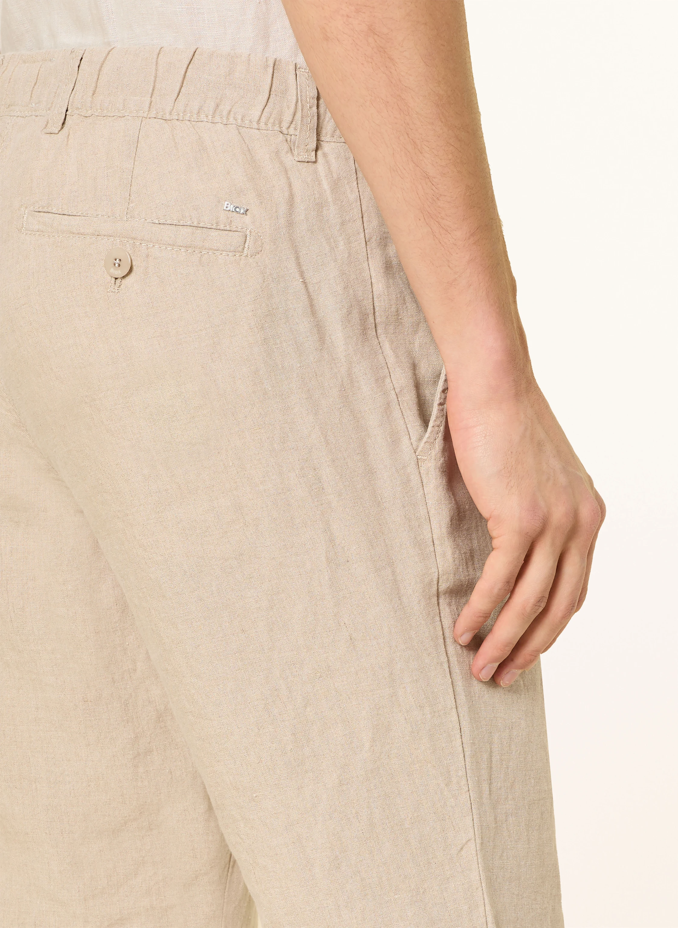 BRAX Leinenhose FABIO JOK im Jogging-Stil Regular Fit