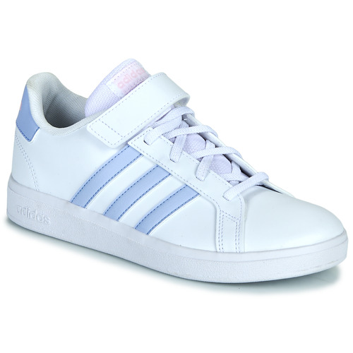 Adidas Sportswear - GRAND COURT 2.0 EL K - Blanc / Violet
