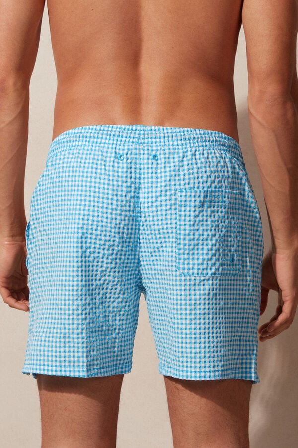 Maiô boxer Sirsaca com estampa Vichy
