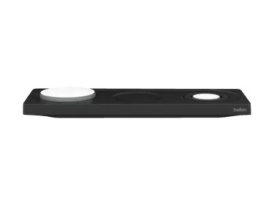 Belkin BoostCharge Pro 3-in-1 - Trådløs opladningspude - Fast Charge - sort