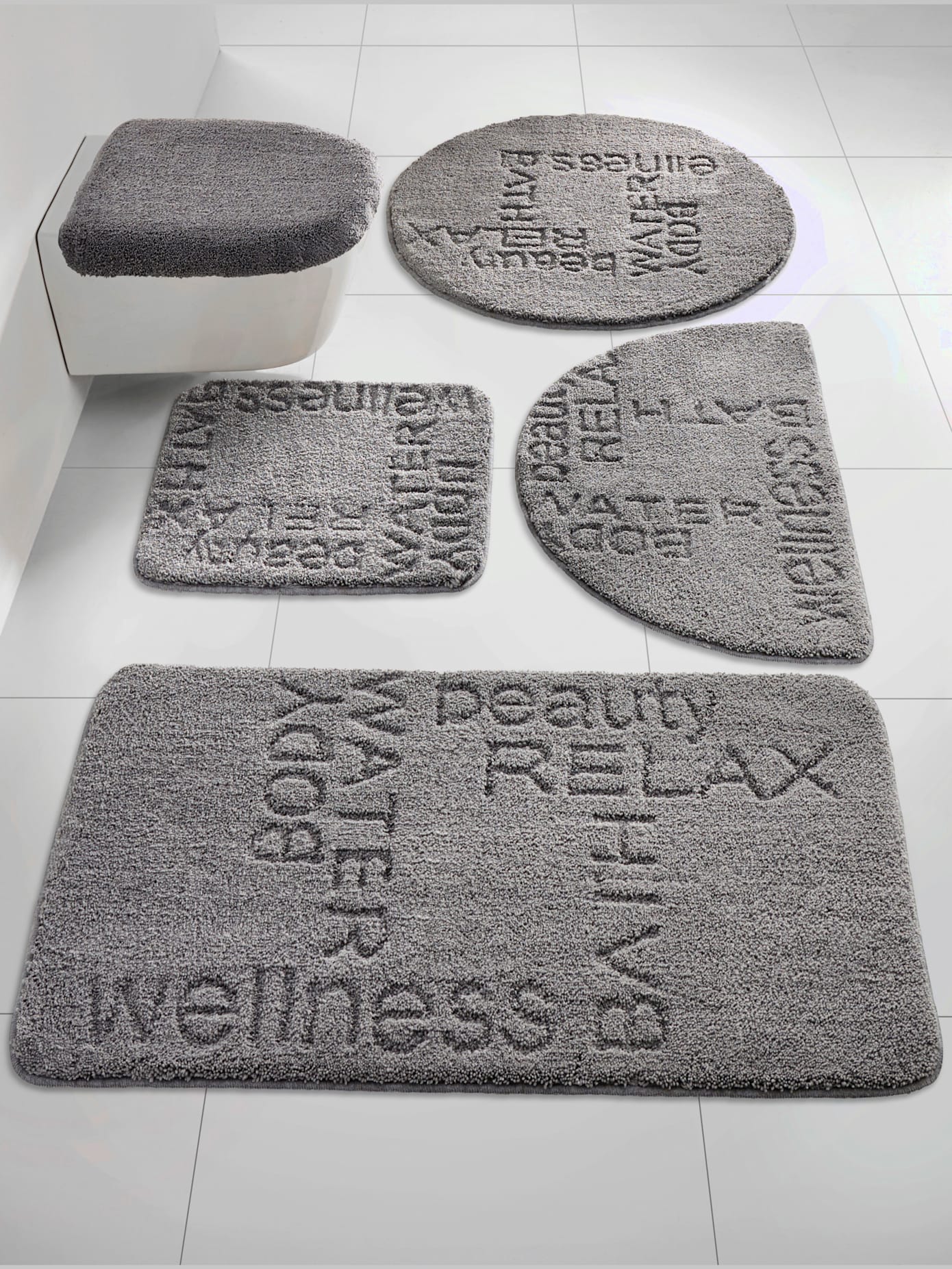 Tapis de bain polyester doux