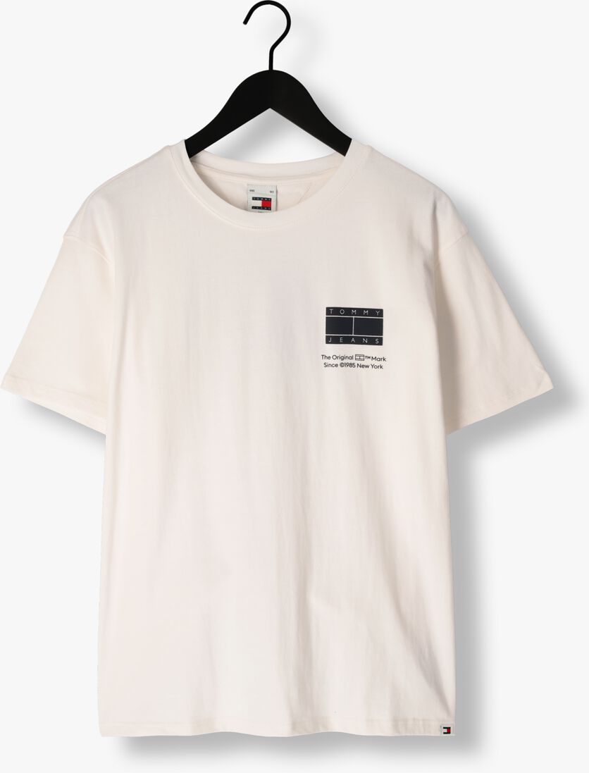 TOMMY JEANS gebroken wit tommy jeans t-shirt tjm reg essential cb flag tee