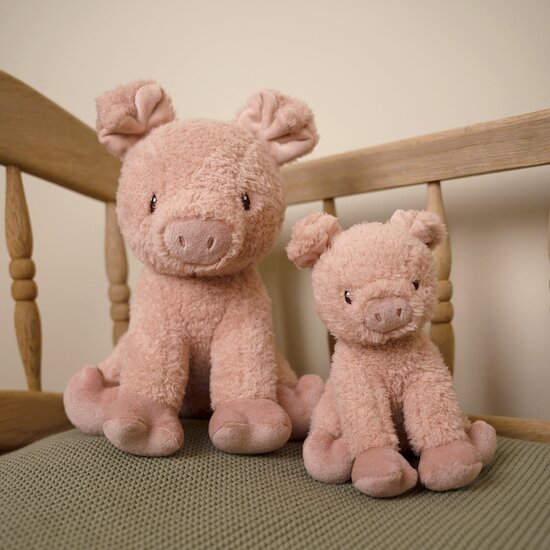Little Farm Peluche Cochon   Rose        de               Little Dutch