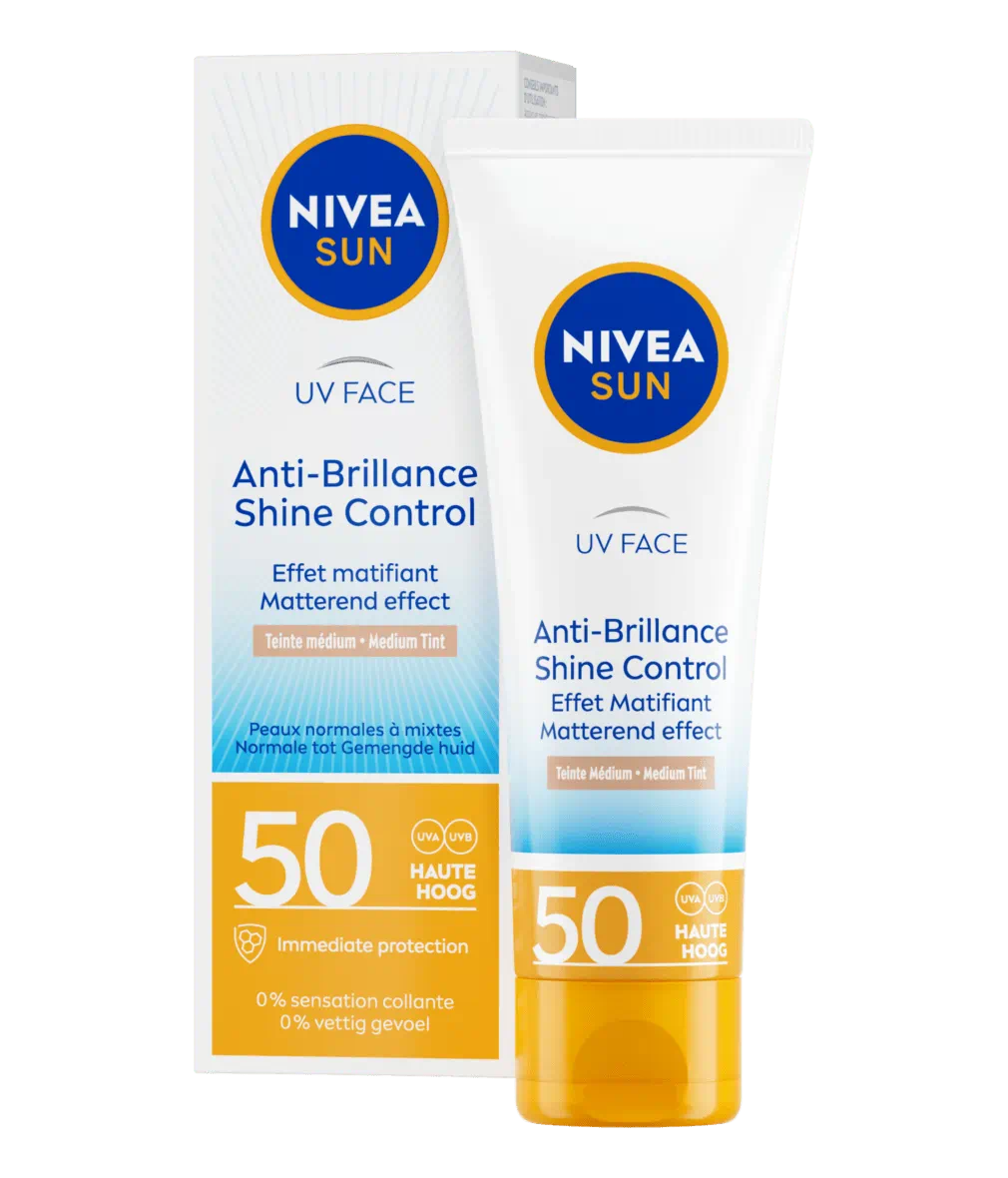 CRÈME UV VISAGE ANTI-BRILLANCE TEINTÉE FPS 50