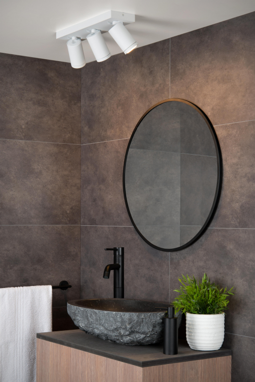 Lucide Taylor 3 spot badkamer IP44 wit