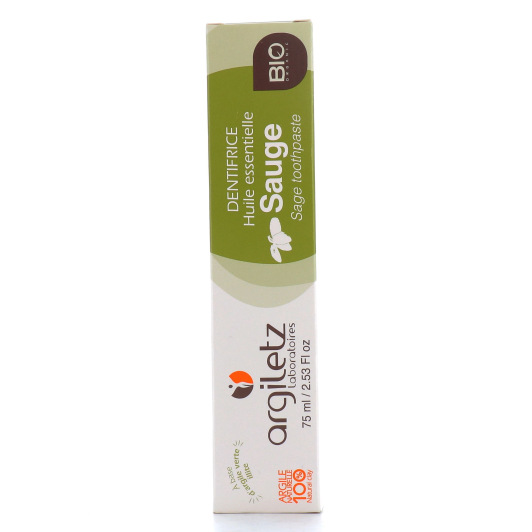 Dentifrice à la sauge Bio Argiletz