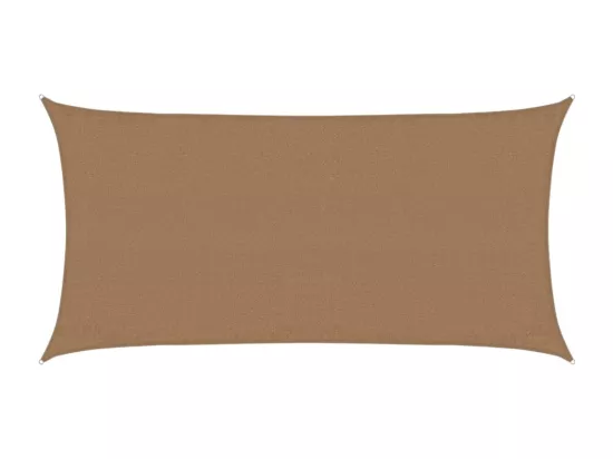 Voile d'ombrage 160 g/m² Taupe 3x6 m PEHD