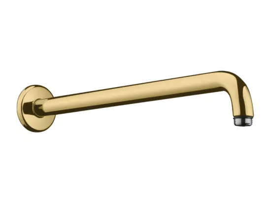 Bras de douche HANSGROHE M 38,9 cm Aspect doré poli