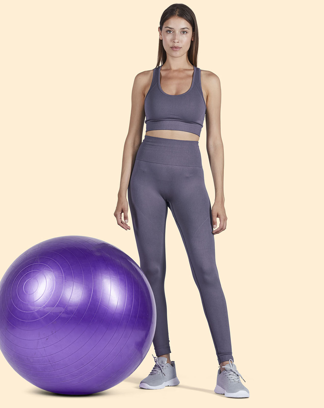 Onamaste Legging de sport mauve