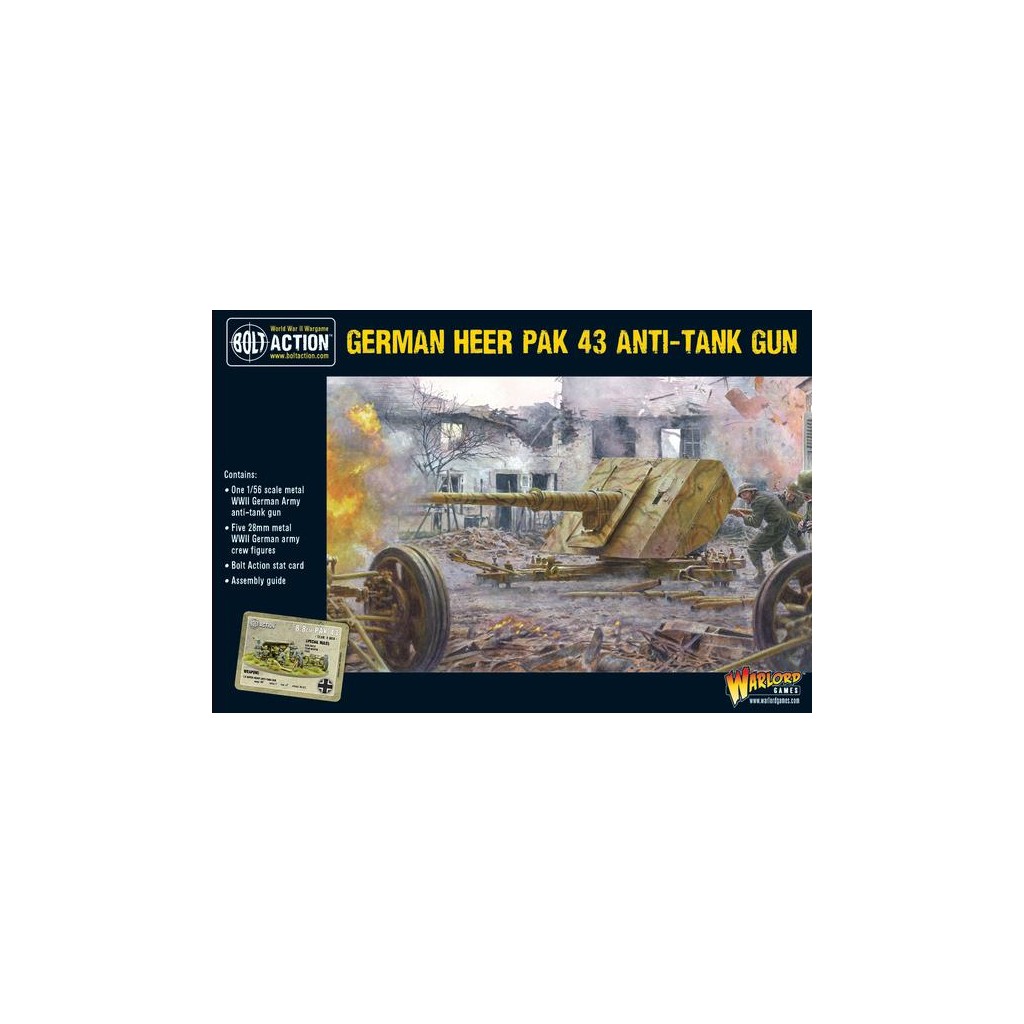 Bolt Action - German - German Heer Pak 43 Anti-Tank Gun