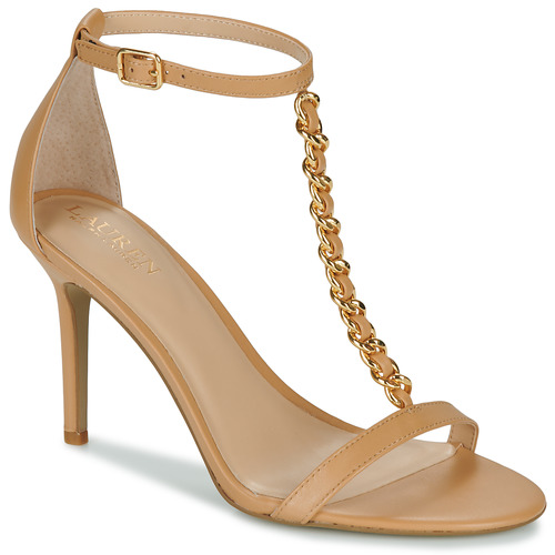 Lauren Ralph Lauren - KATE-SANDALS-HEEL SANDAL Beige