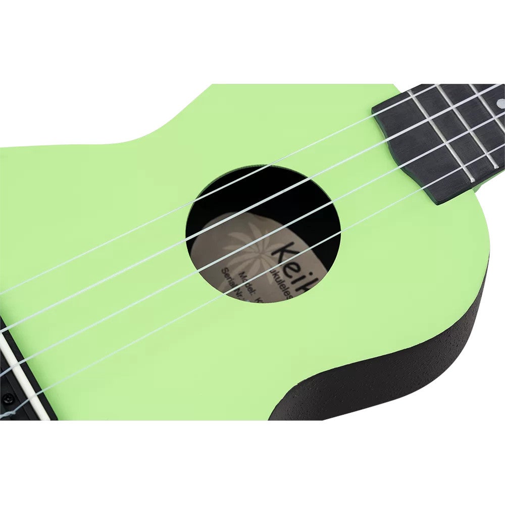 Ortega Keiki K2-TMO Soprano Size Ukulele Tomatillo sopraan ukelele set