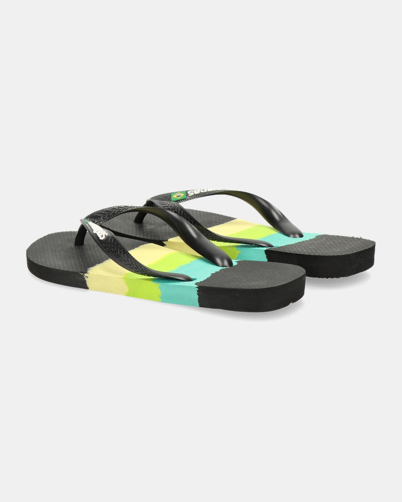 Havaianas Brasil Tech Slippers  - zwart