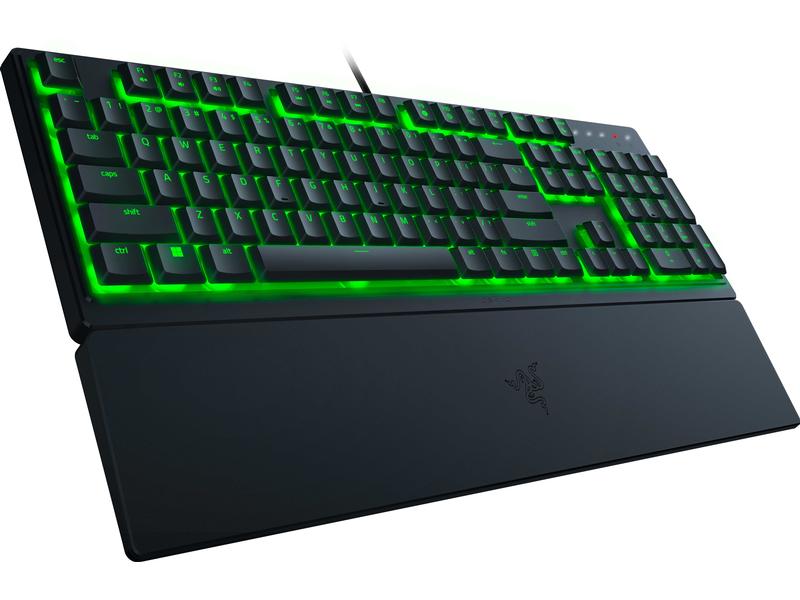 Razer Gaming-Tastatur Ornata V3 X Flache Mecha-Membran-RGB-Gaming-Tastatur mit CH-Layout