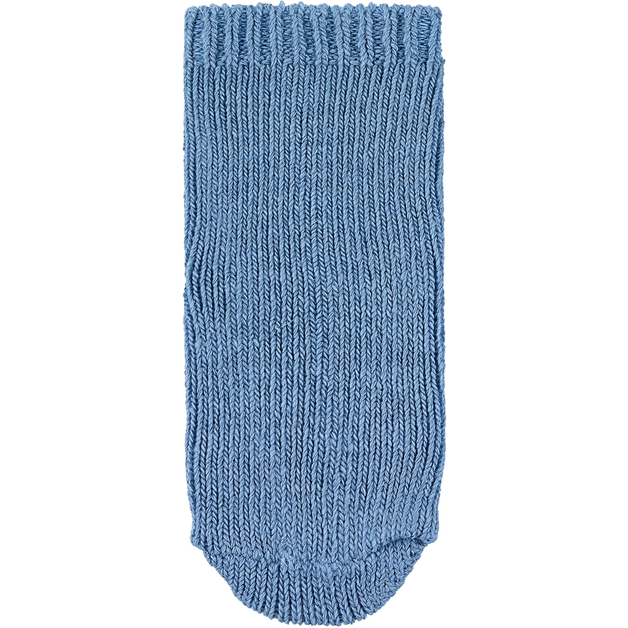 Sterntaler Söckchen Uni Wolle mittelblau