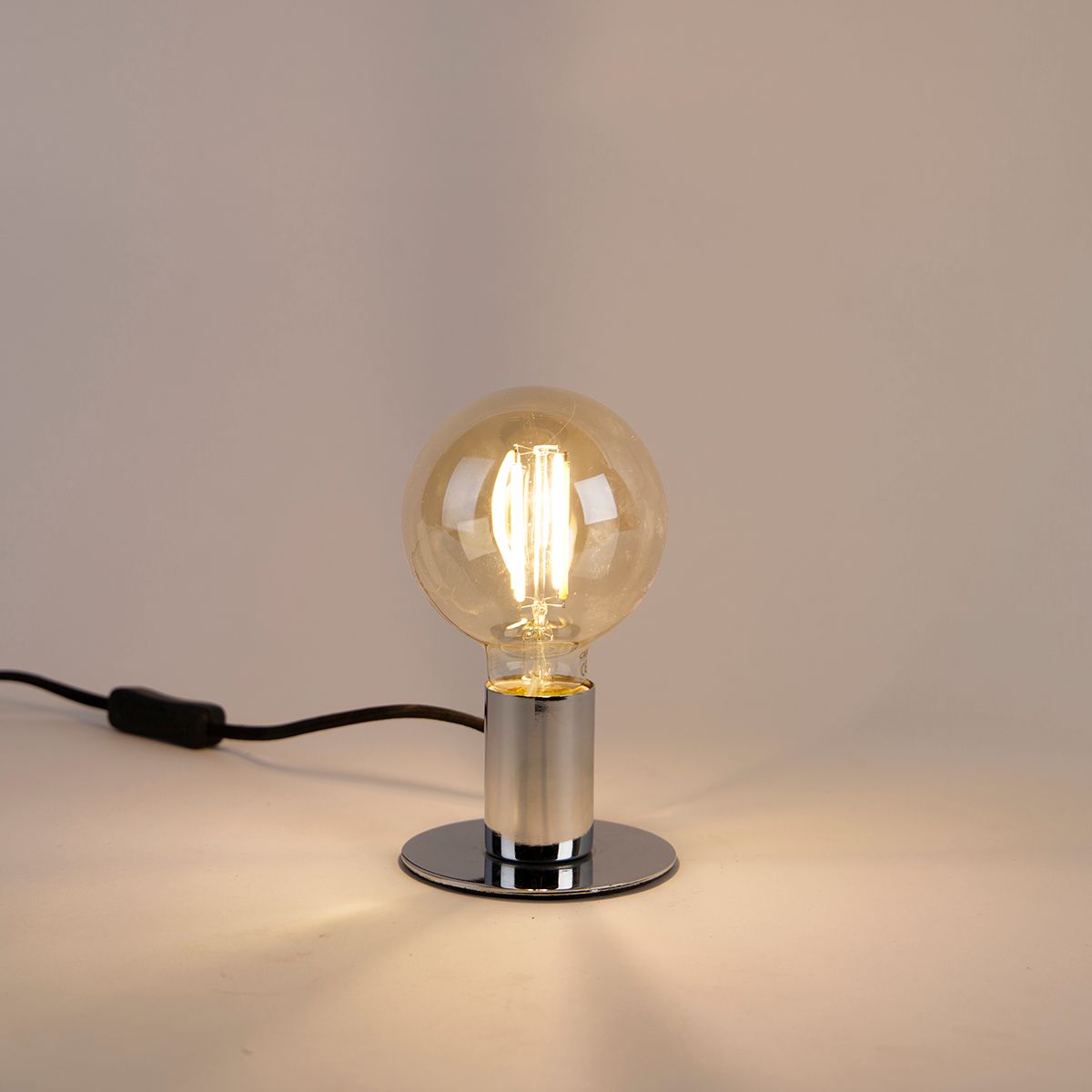 Set van 3 smart E27 dim to warm LED lampen G95 goldline 7W 806 lm 1800K - 3000K