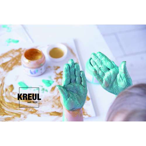 KREUL MUCKI Funkel-Fingerfarbe, 6er Set