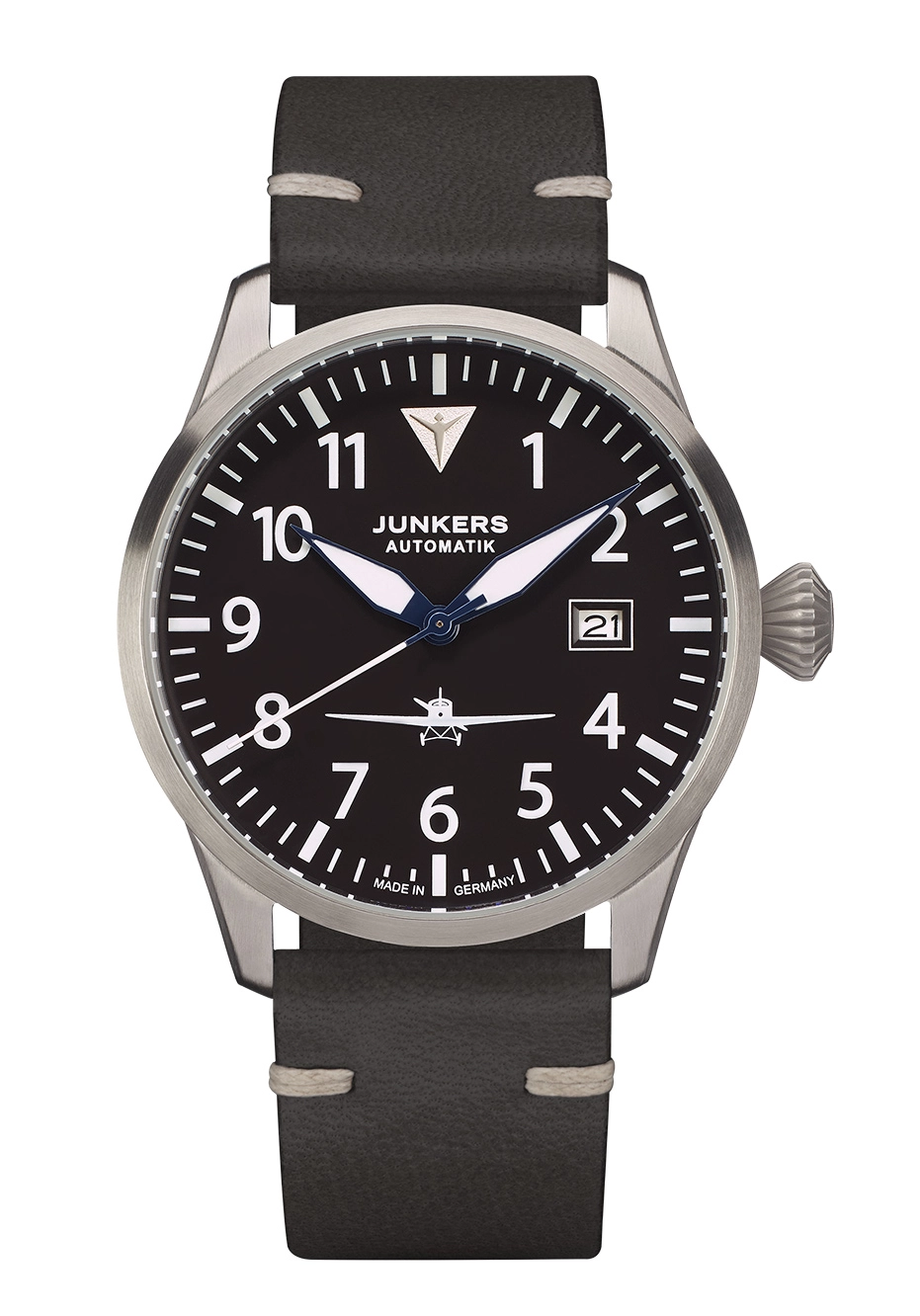 Junkers Flieger Automatikuhr Schwarz 9.58.01.02