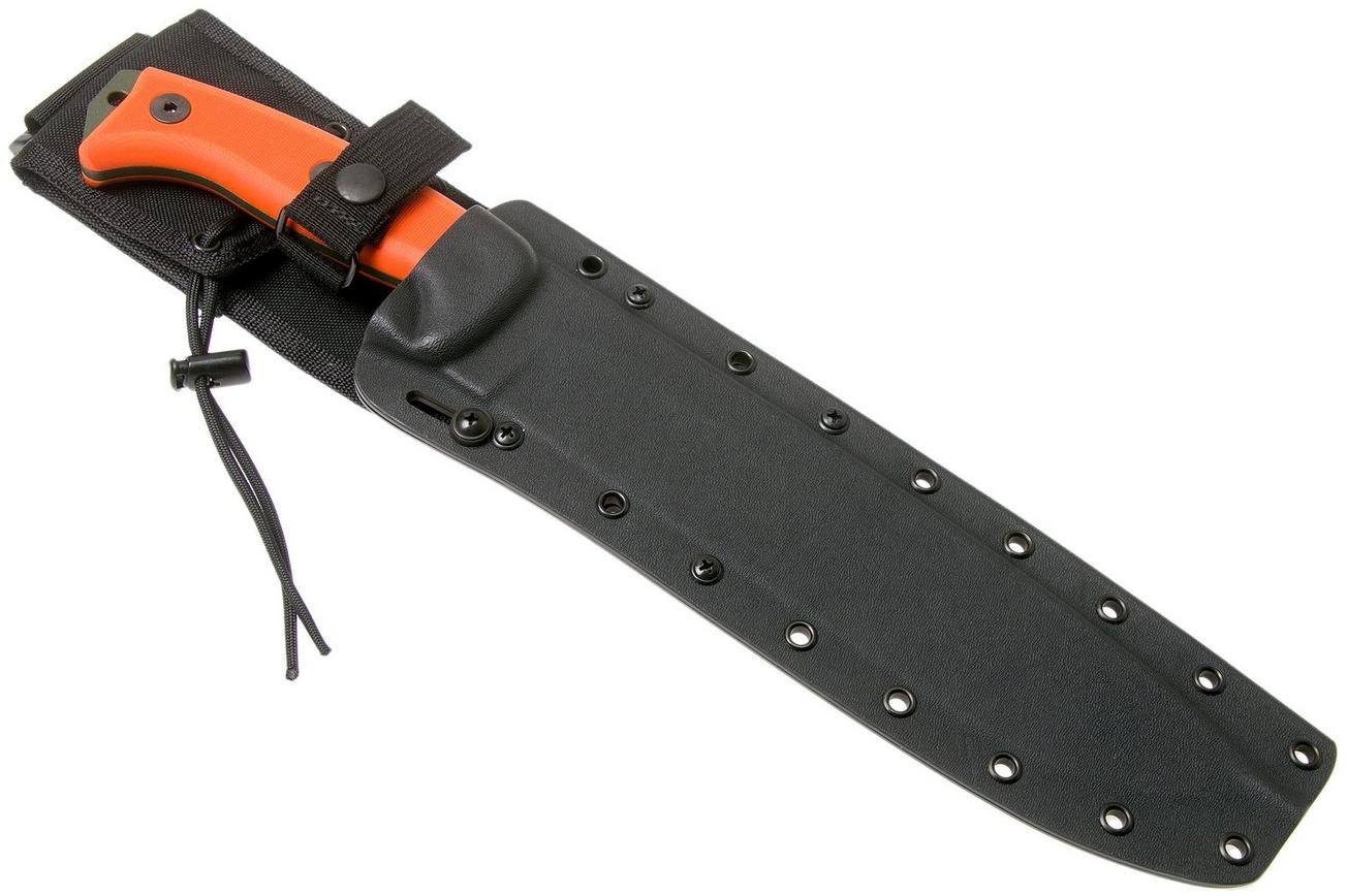 ESEE Junglas OD Green-Orange JUNGLAS-OD-OR survivalmes kydex schede   MOLLE-back