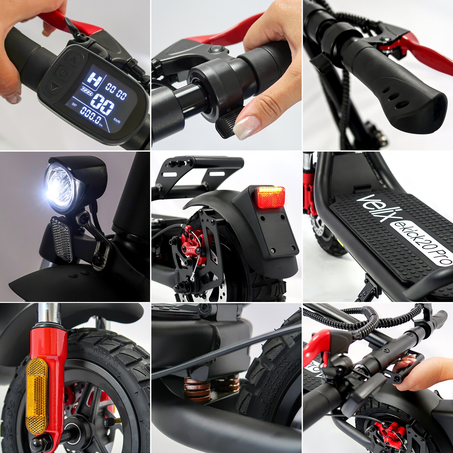 velix Elektro-Scooter E-Kick 20 Pro