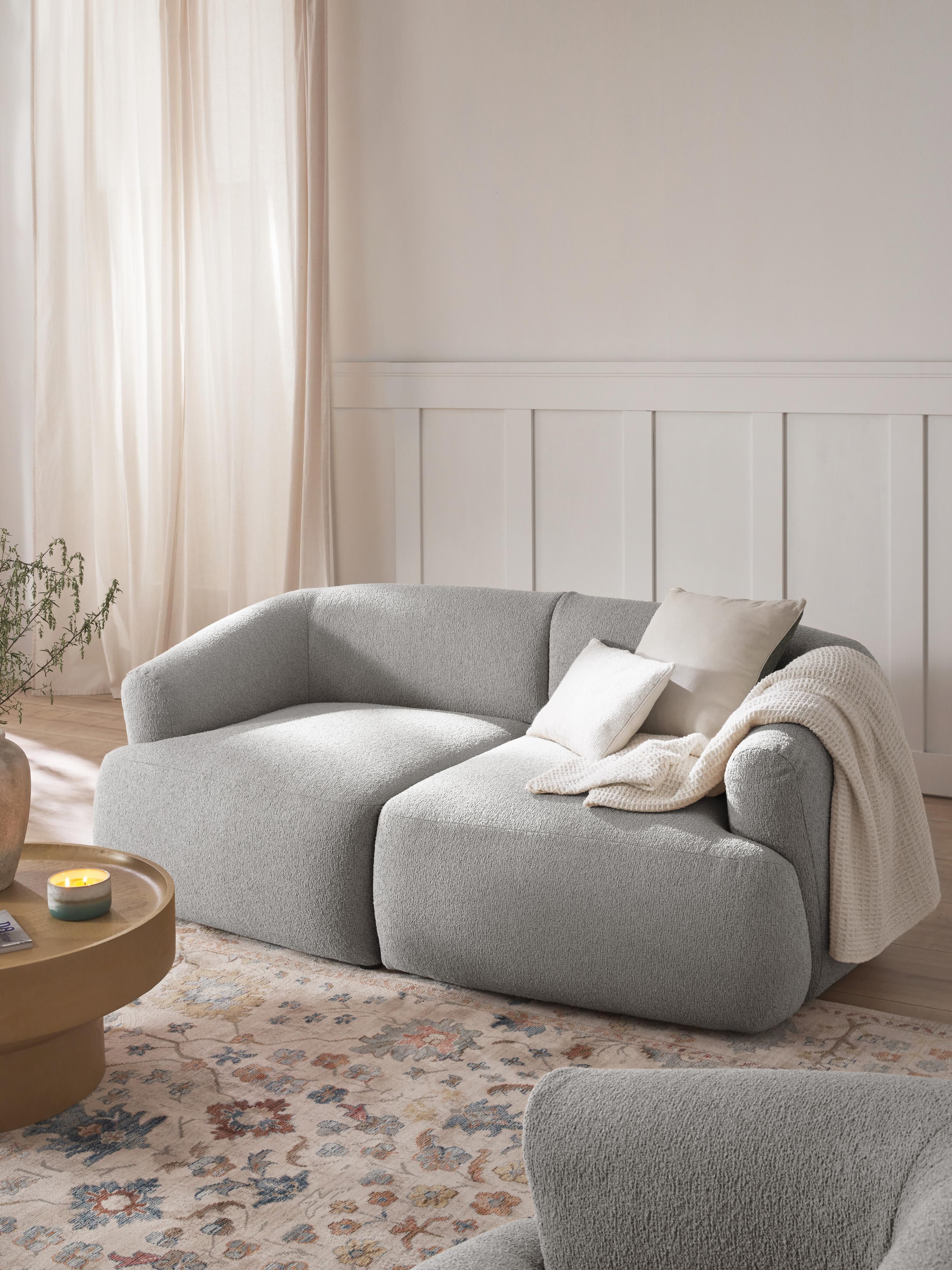 Modulaire bouclé bank Sofia (2-zits)