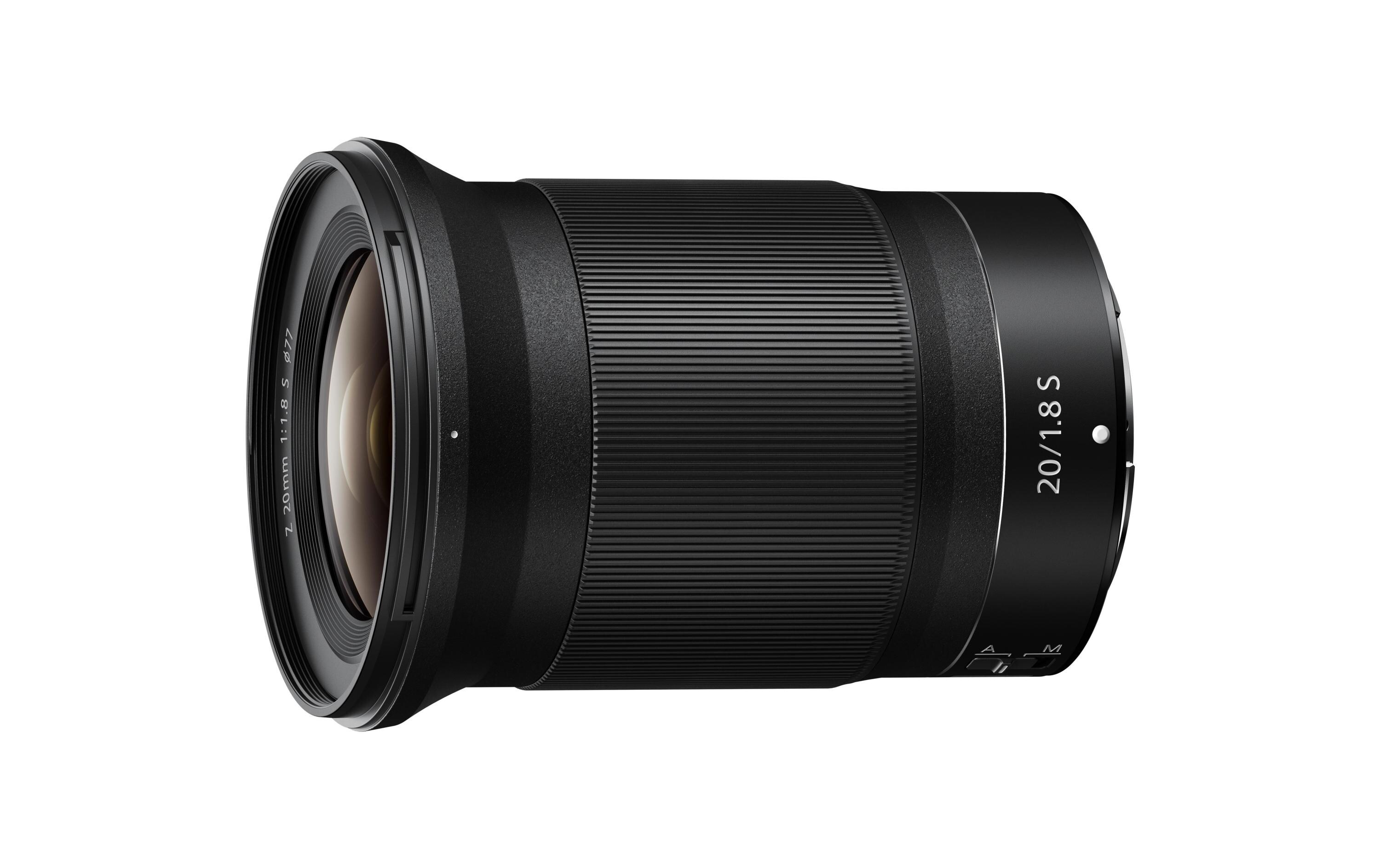 Festbrennweite NIKKOR Z 20mm F/1.8 S – Nikon Z<br>Ultraweitwinkel-Festbrennweitenobjektiv mit hoher Lichtstärke von F/1.8