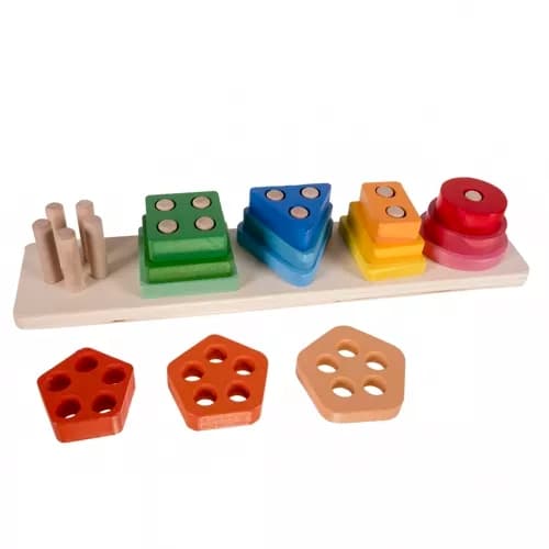 Sorter Klossene Leke for Barn – Pedagogisk