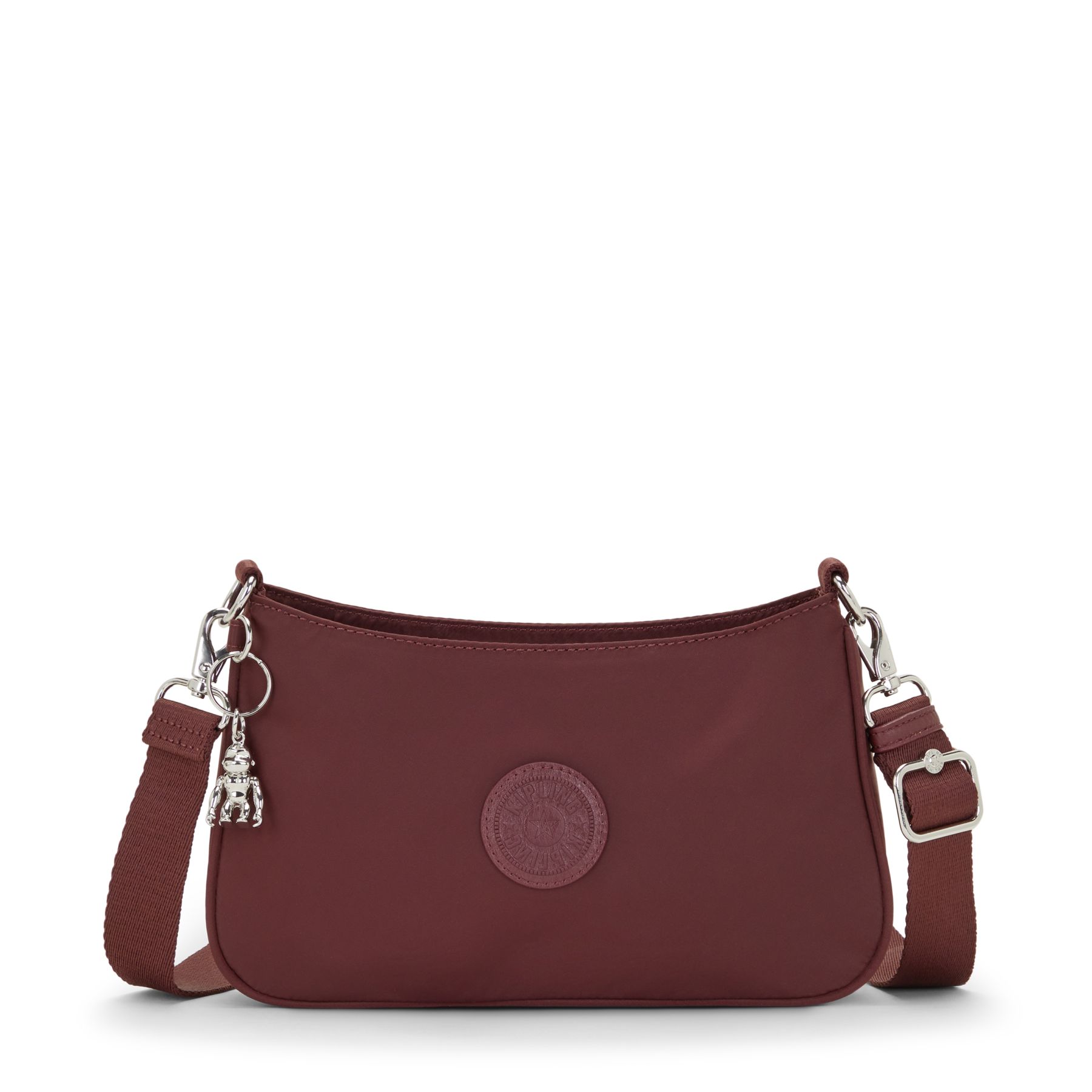 LAURI Petit sac d’épaule polyvalent à bandoulières amovibles - Deep Aubergine
