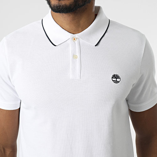 Polo A Manches Courtes Millers River A26NF Blanc