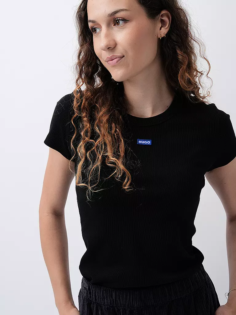 HUGO T-Shirt schwarz