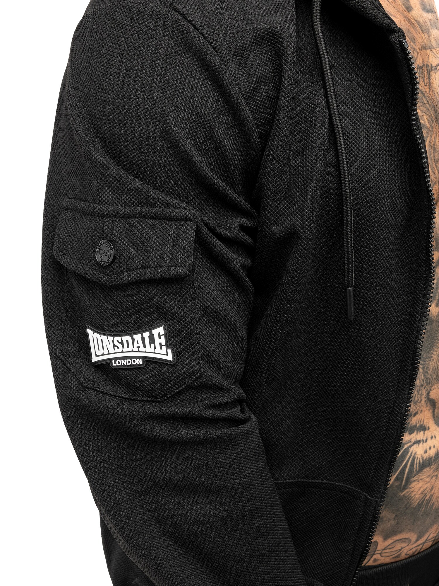 Lonsdale Herren Trainingsanzug mit Kapuze normale Passform ROSSLEA
