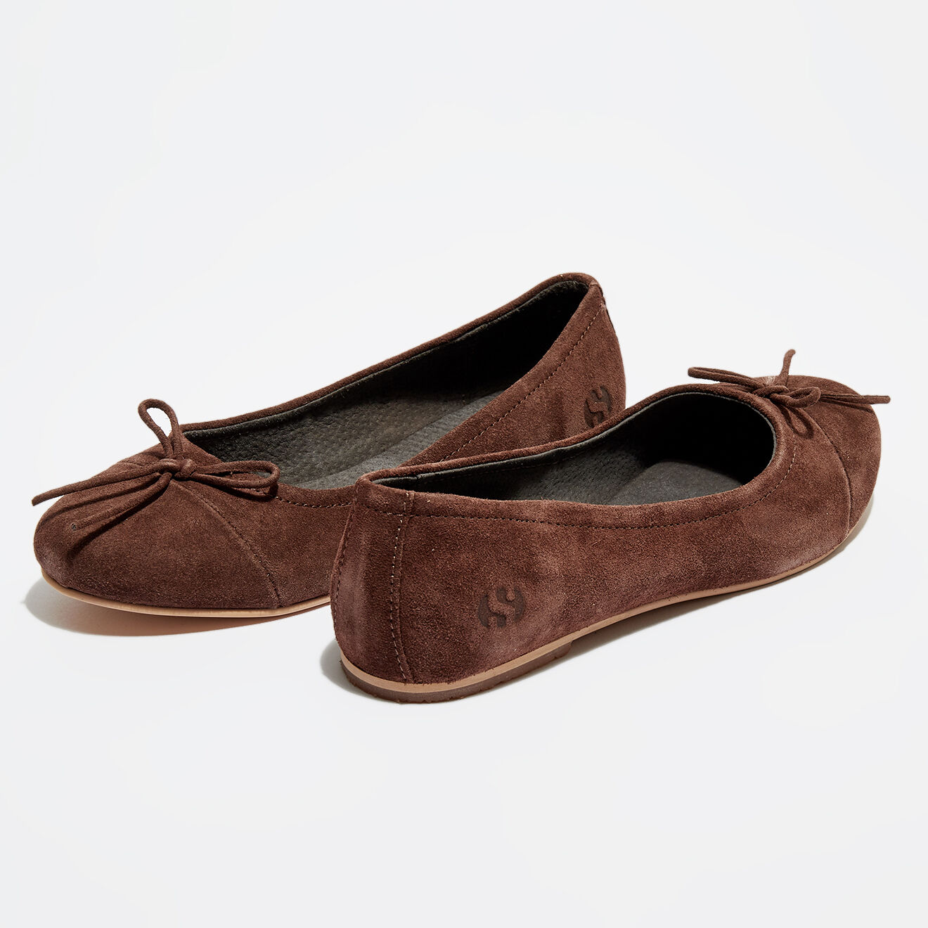 Superga Ballerines en cuir  cacao