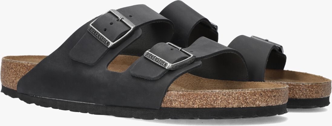 zwarte birkenstock slippers arizona led