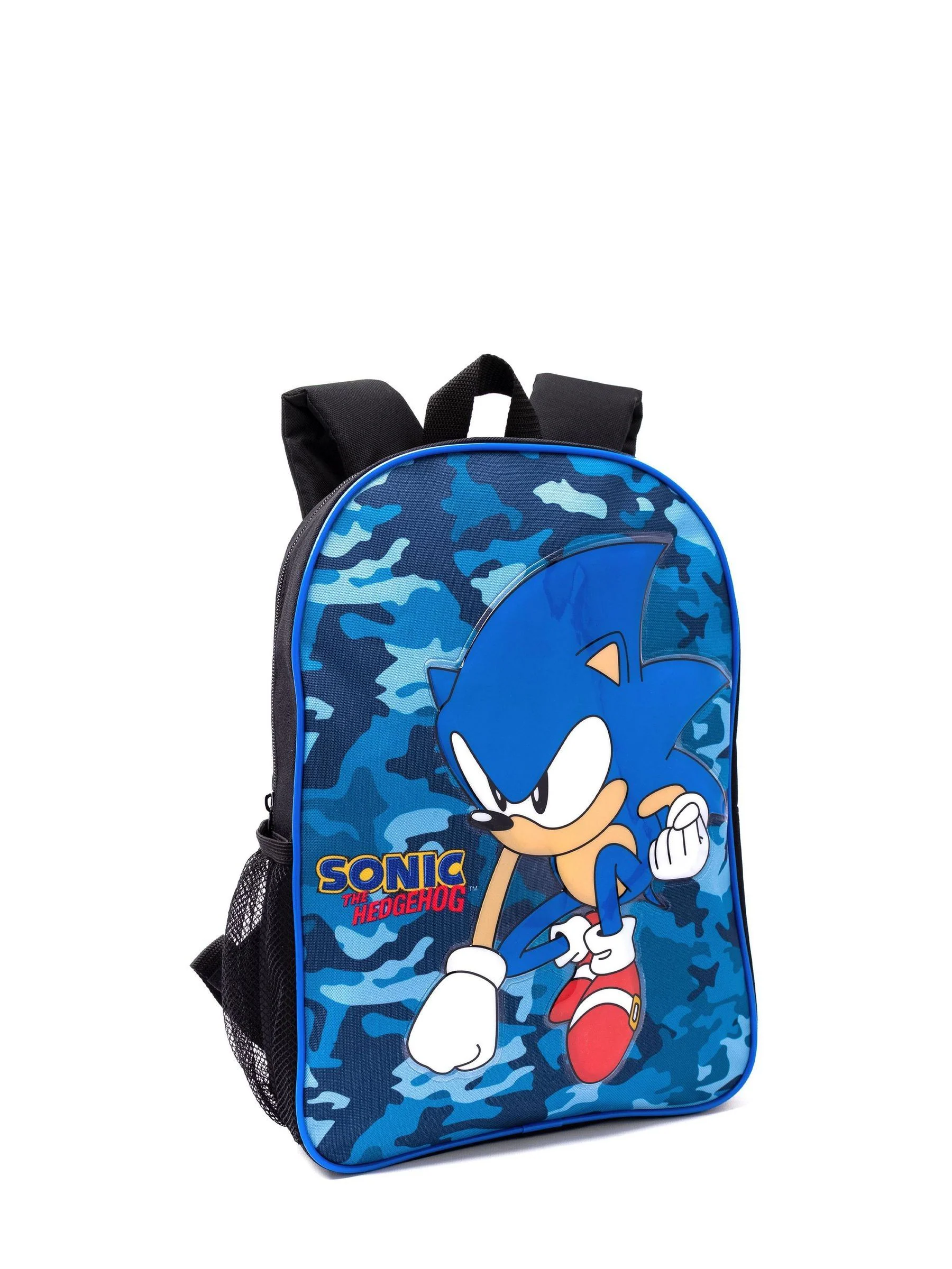 Vanilla Underground Sonic the Hedgehog Boys Sonic Placement 4-delige back to schoolset met camouflageprint
