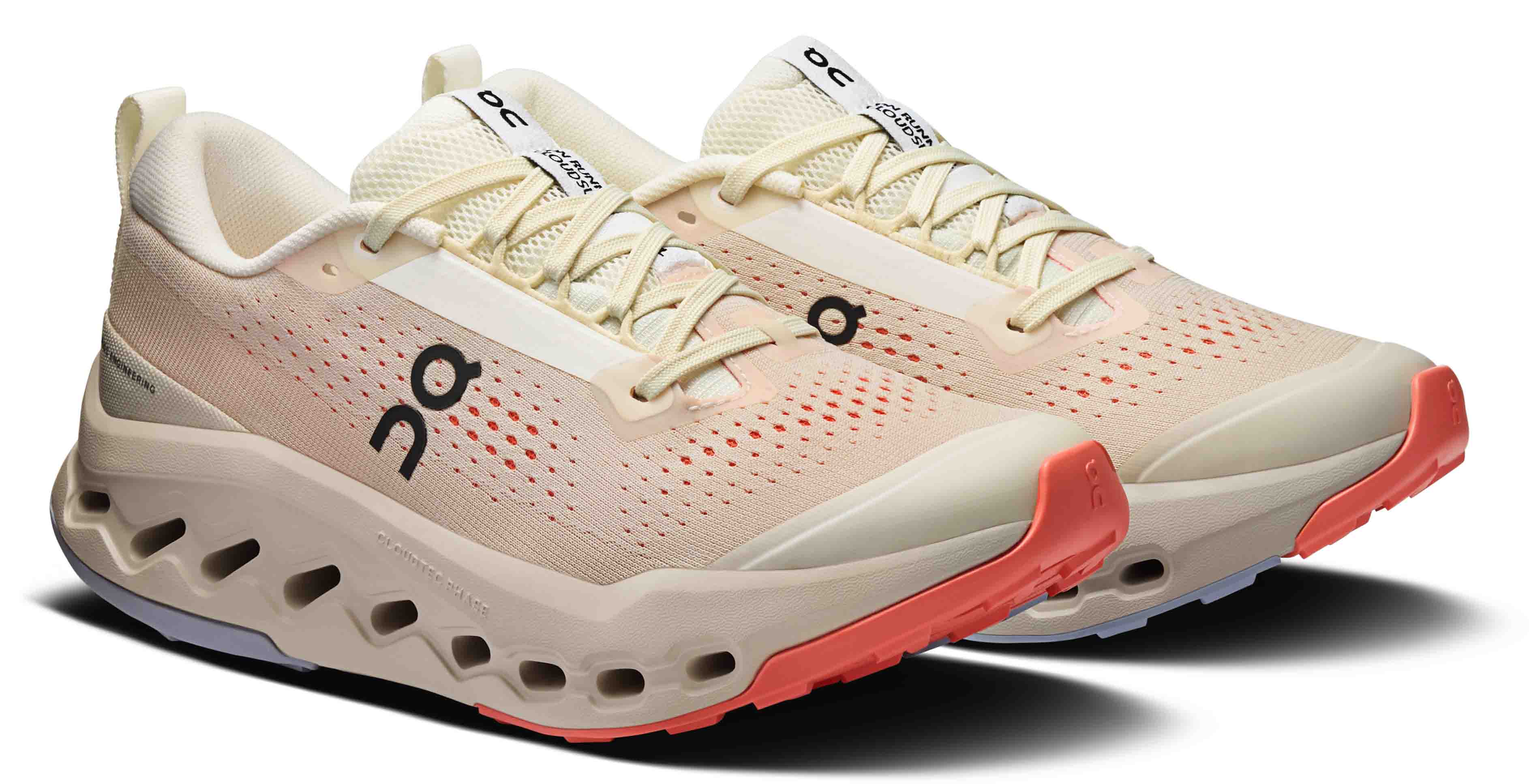 Cloudsurfer Trail 2 Dame Ivory/Salmon