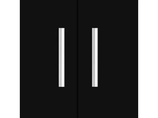 Support pour aquarium noir 81x36x73 cm bois d'ingénierie