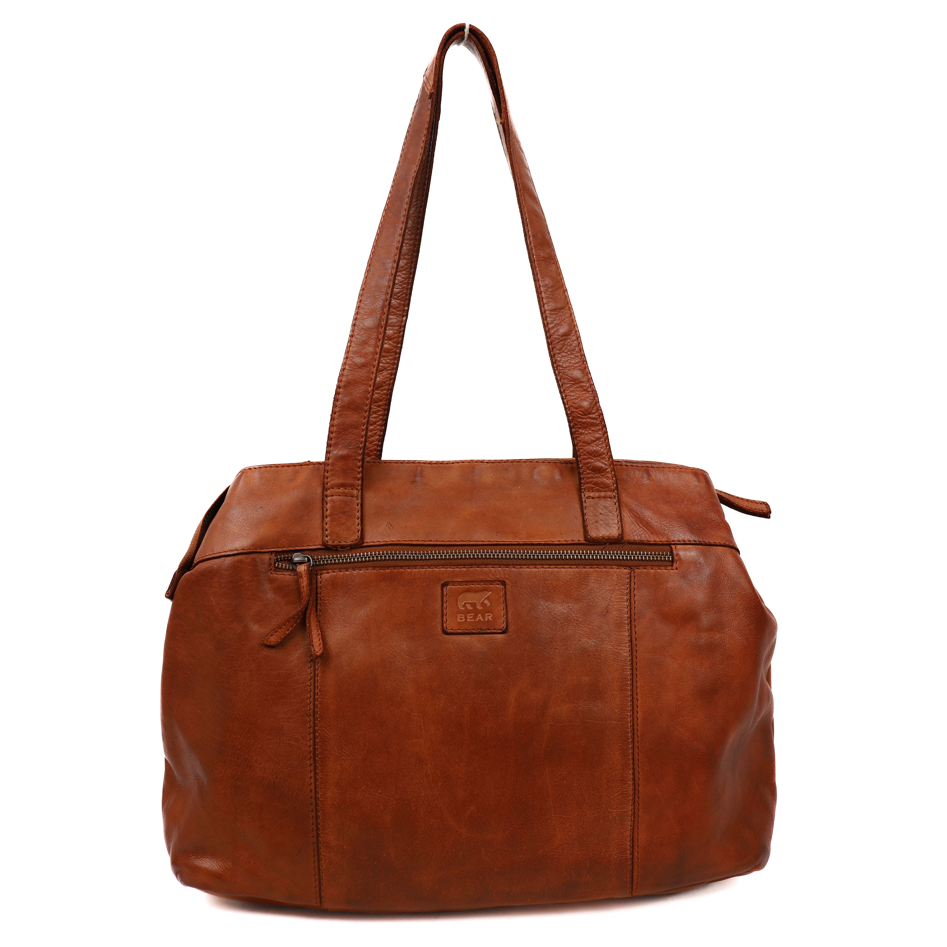 Hand-/schoudertas 'Bente' cognac Cognac