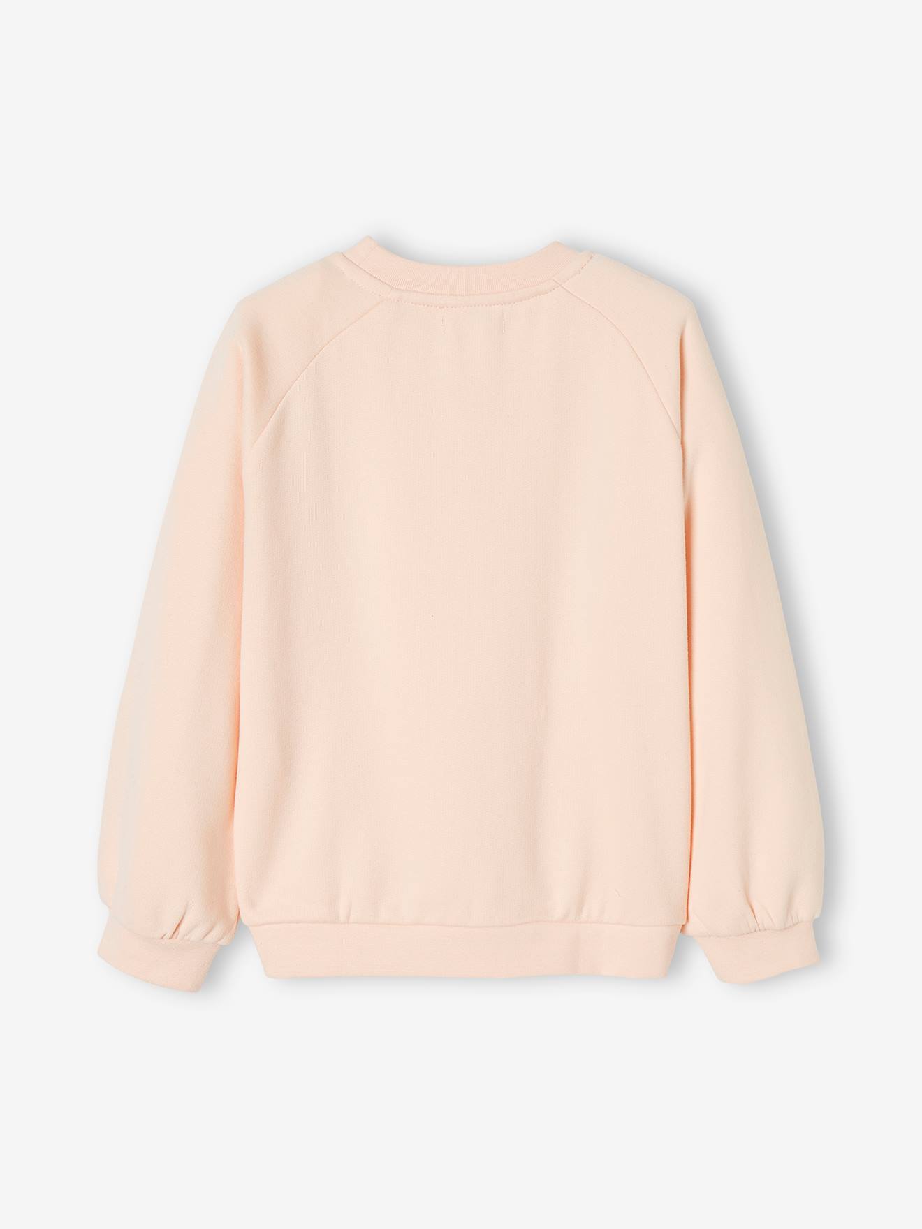 Moletom rosa claro com estampa de frutas para meninas