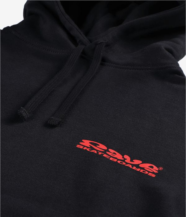 rave Plastik Hoodie (black)