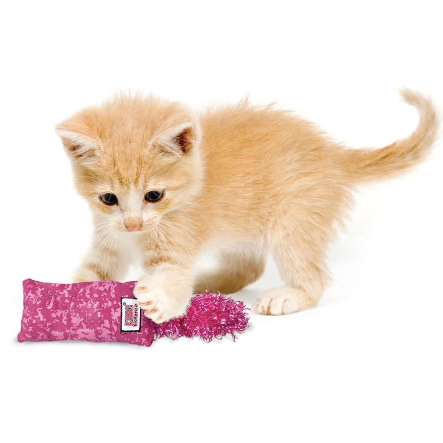 Brinquedo de penas Kong Kickeroo para gatinhos