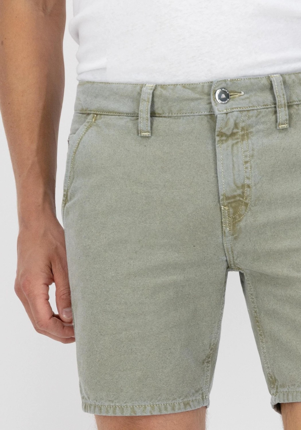 Mud Jeans Jeans-Shorts Luca Short Moss