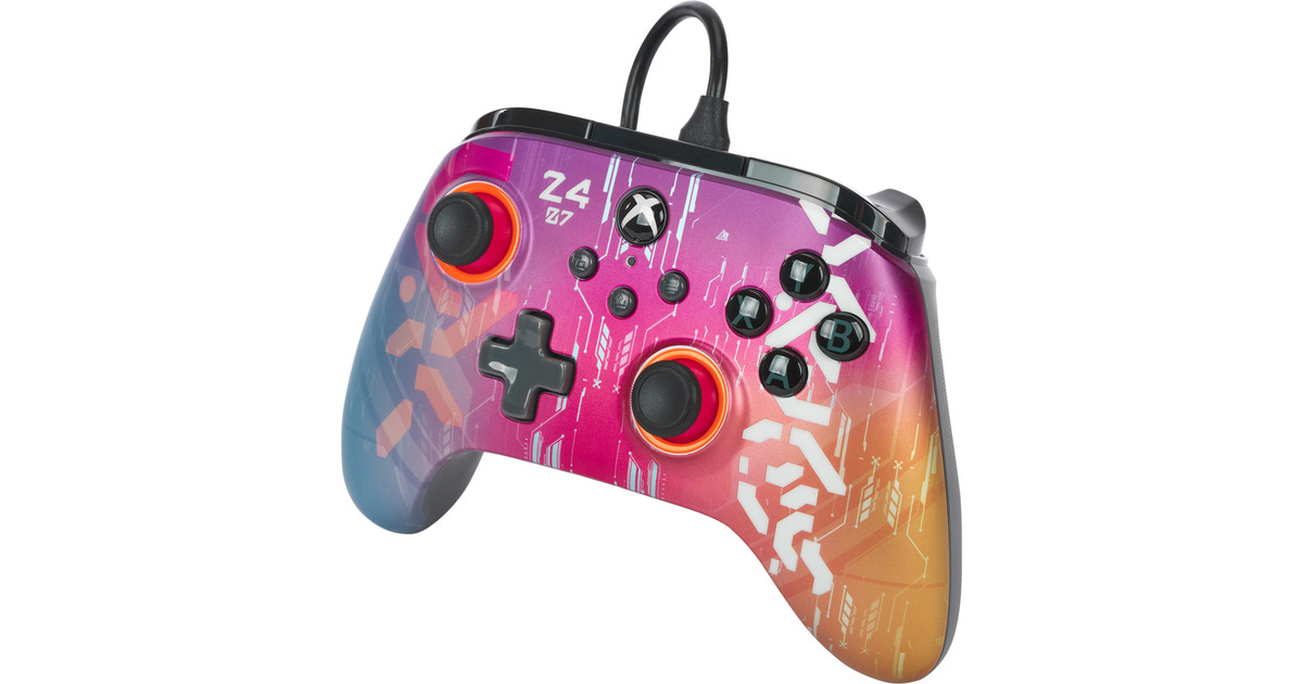 PowerAXbox Wired Controller Cyberstyle  (Xbox Series X|S, Xbox One, Windows)