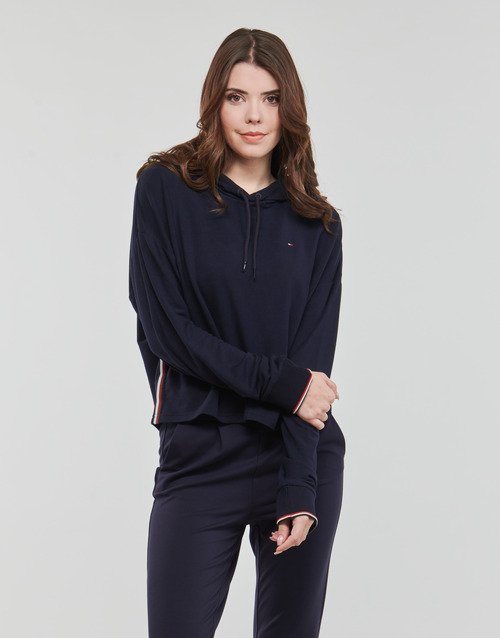 Tommy Hilfiger - CROPPED HOODIE - Marine