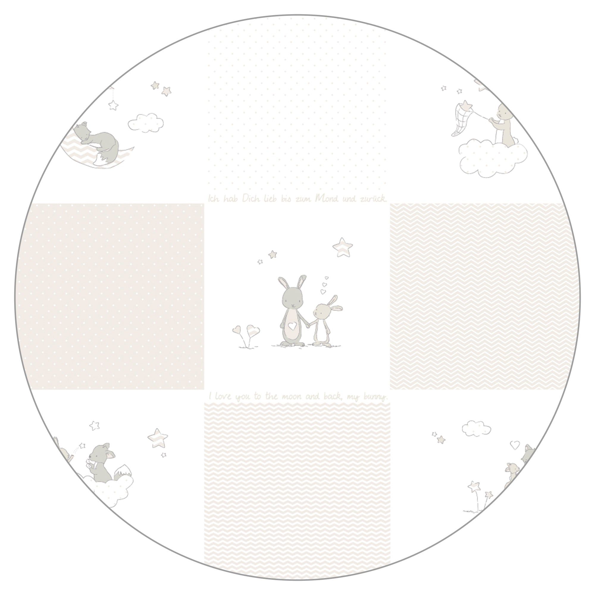 roba Laufgitter 'Fox & Bunny' hexagonal