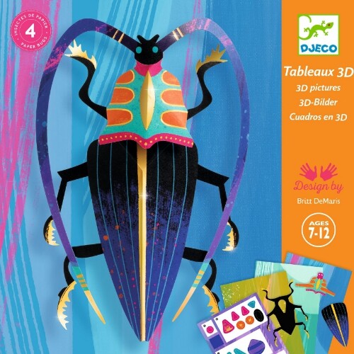 Djeco knutselset papieren insecten