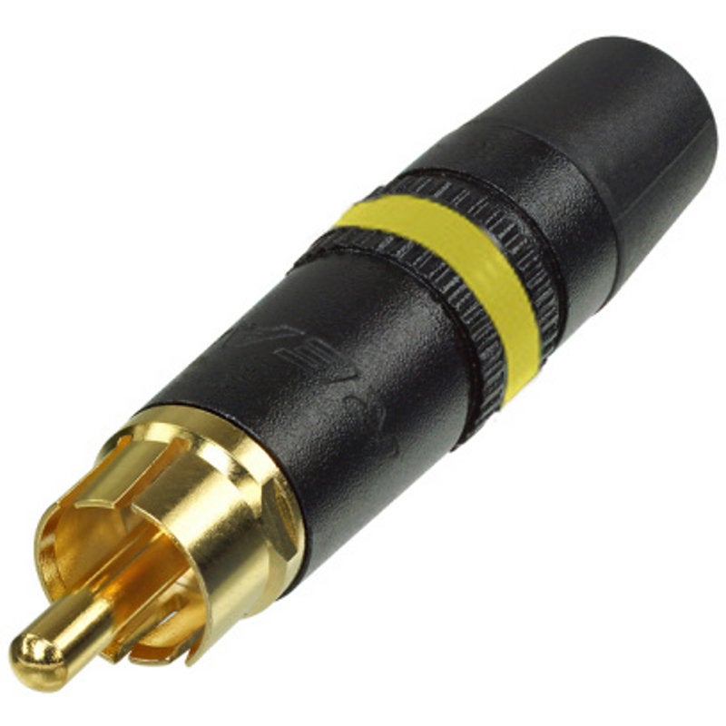 REAN NYS 373-4 RCA plug geel