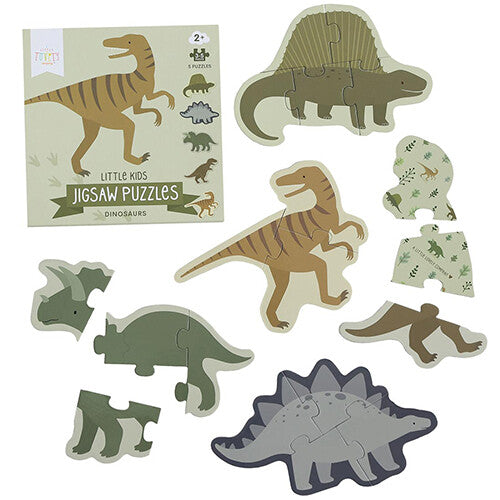 A little lovely company puzzels dinosaurussen - 5st