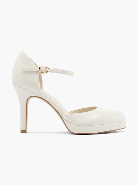 Graceland Spangenpumps Offwhite