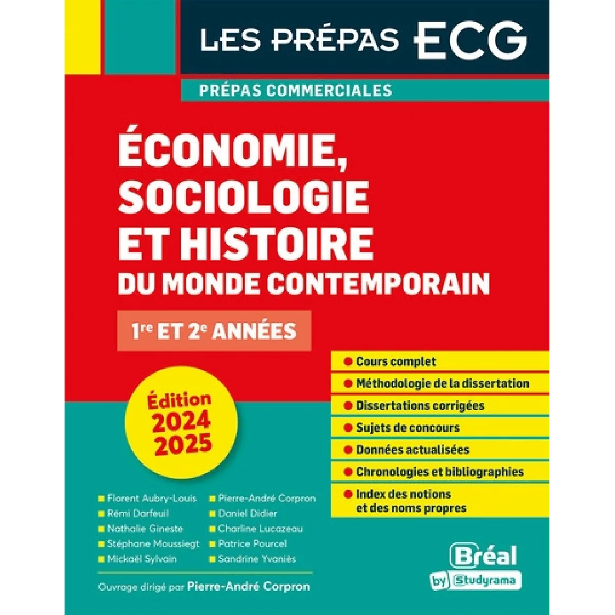 Economie, sociologie et histoire du monde contemporain : prépas commerciales 1re et 2e années